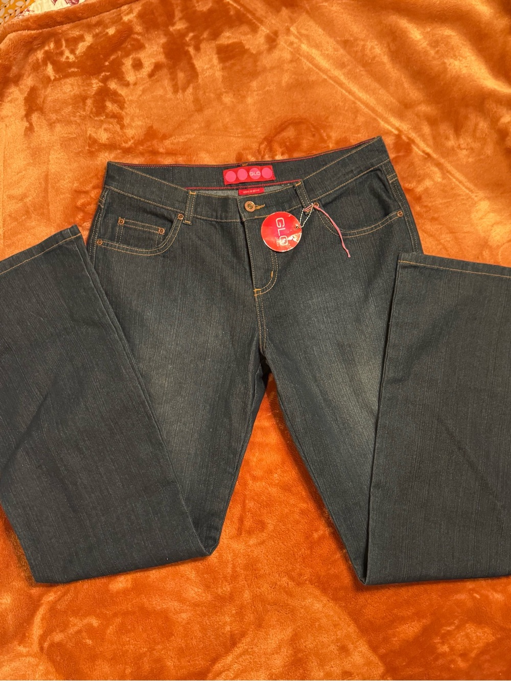 GLO jeans Dark Blue Straight-Leg Women’s Jeans